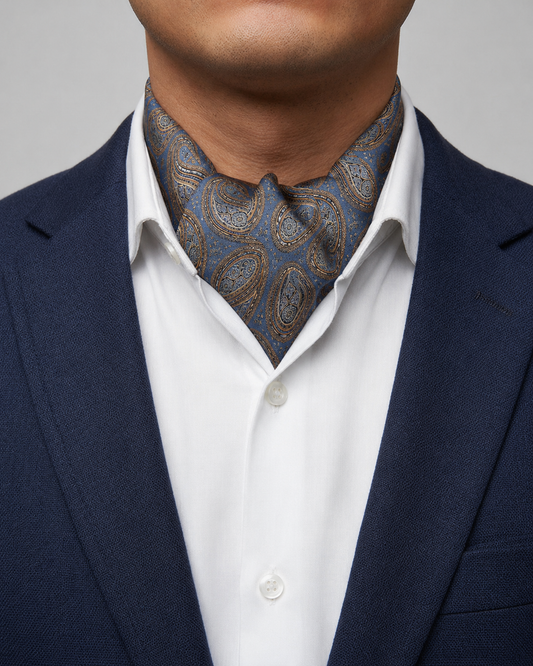 Vintage Blue Ascot