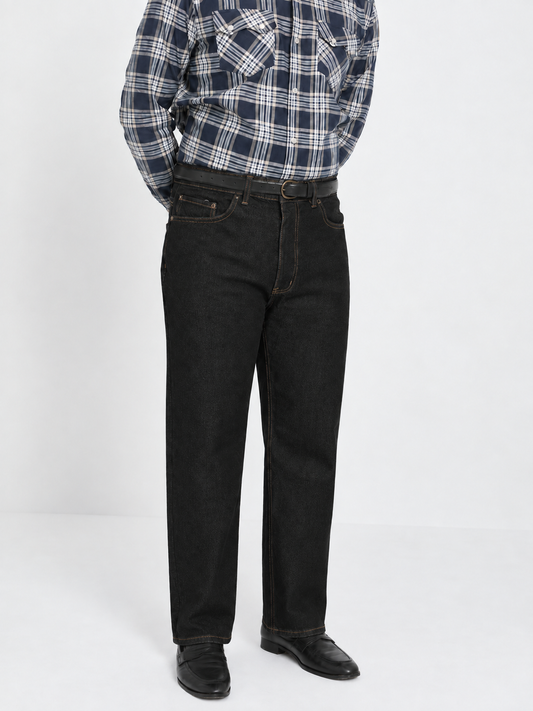 Black Mid Rise Jeans