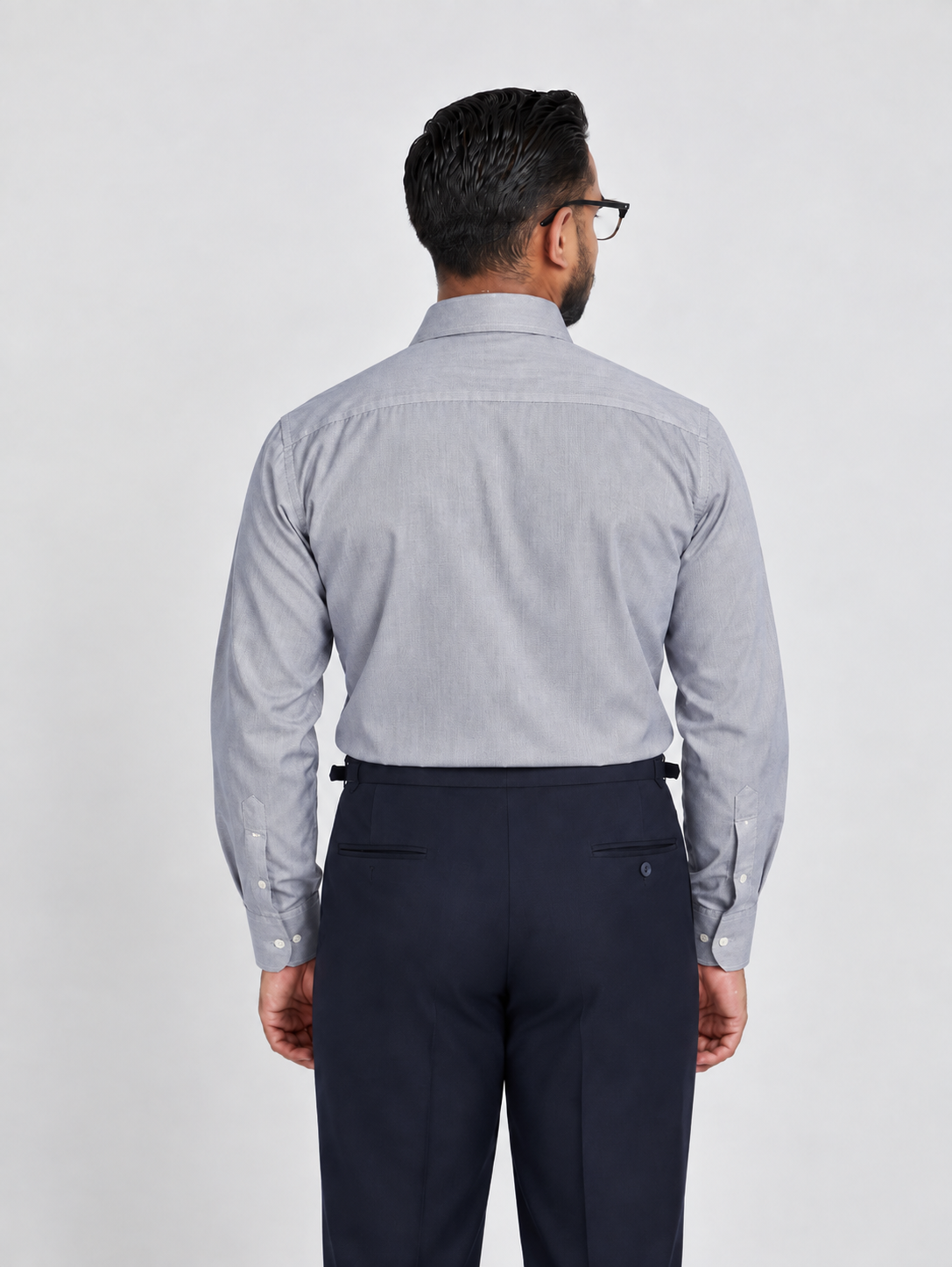 Silver Grey Formal Shirt