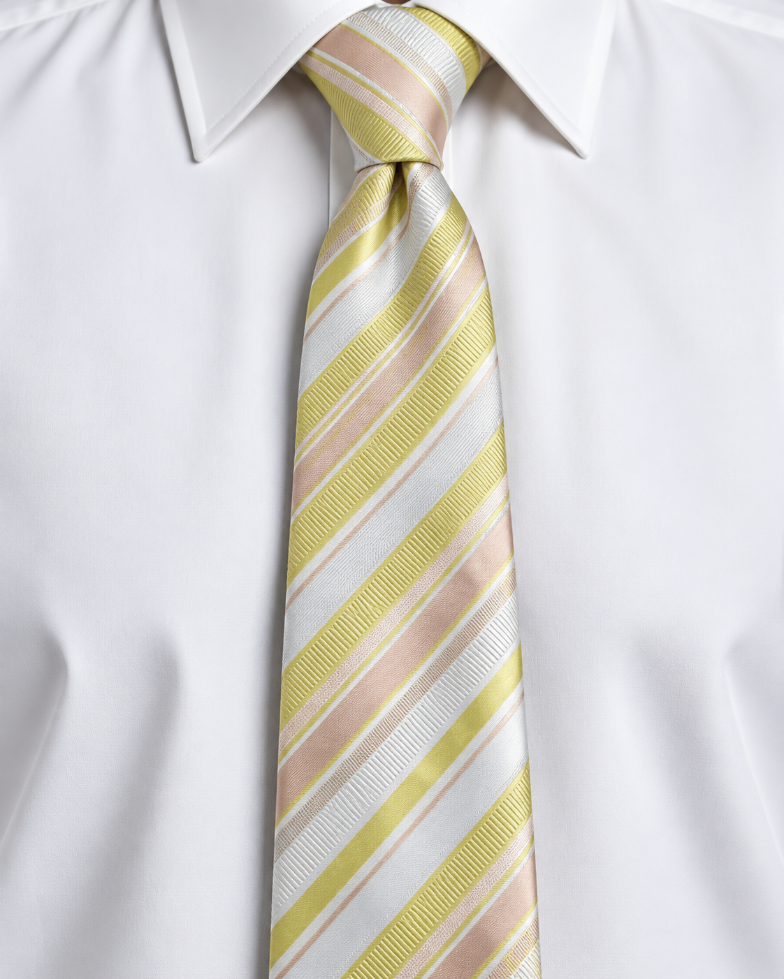 The Peach Stripe Tie