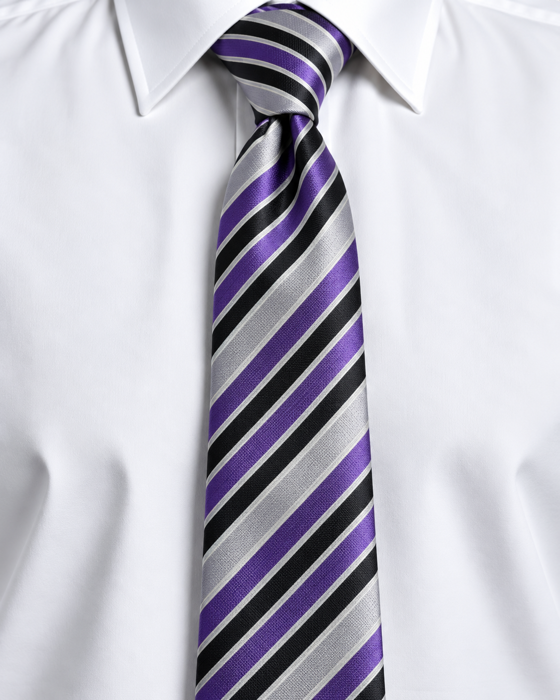 Matt Violet Tie