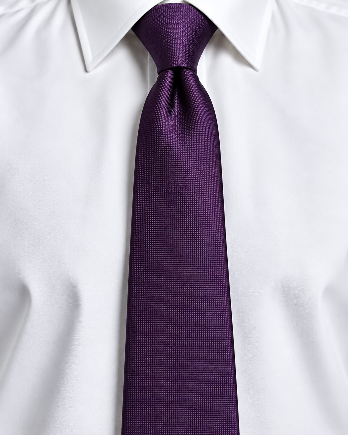 Purple Textured Tie
