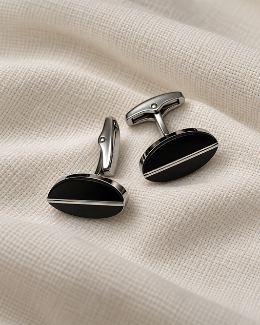 Black Line Cufflinks