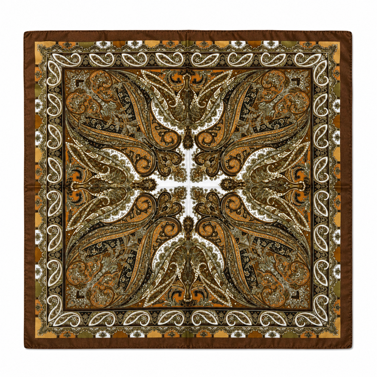 Regal Tobacco Paisley Bandana