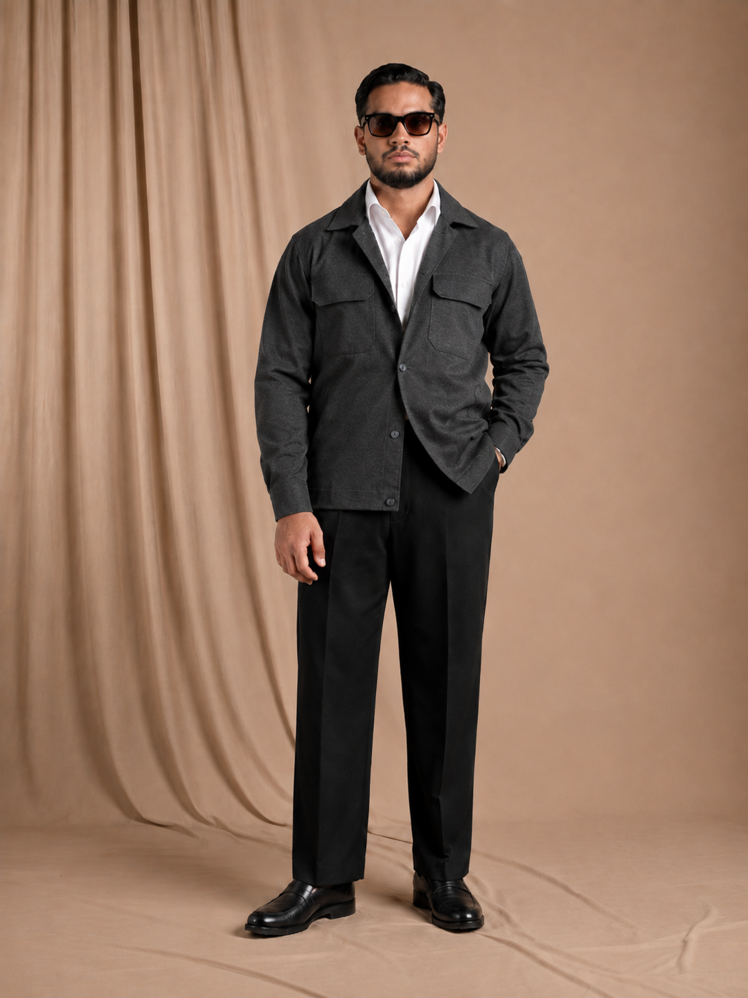 Charcoal  Shacket.