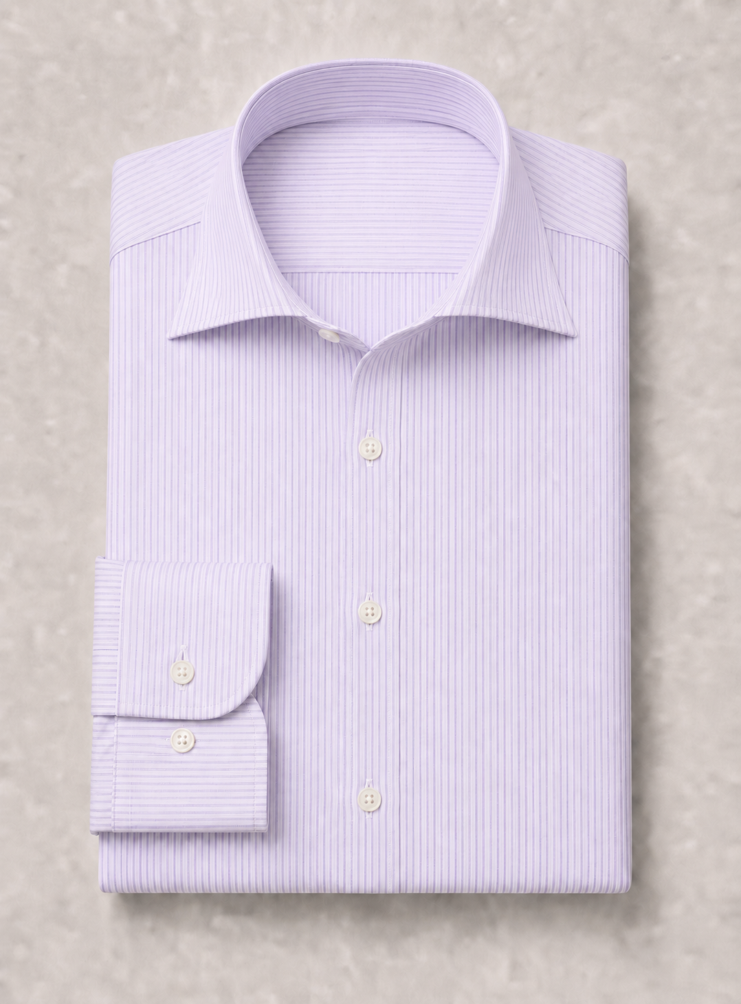 Lavender Micro Stripe Cutaway Shirt
