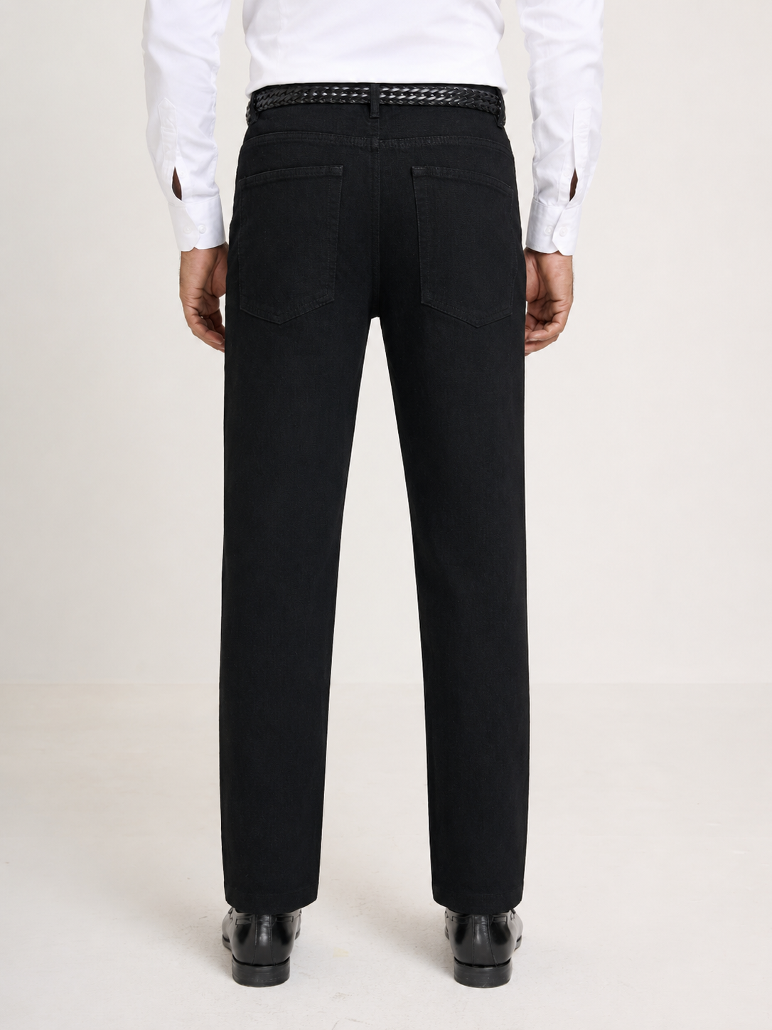 Black Straight Fit Jeans
