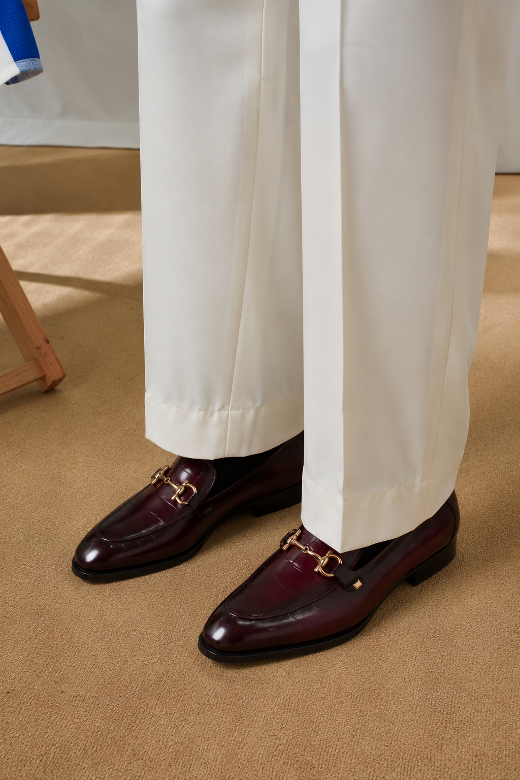 Horsebit Loafer : Burgundy