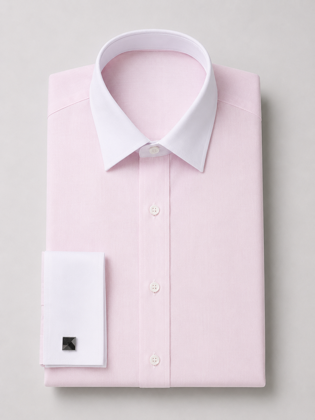 Pink Textured Winchester Shirt – French Cuff