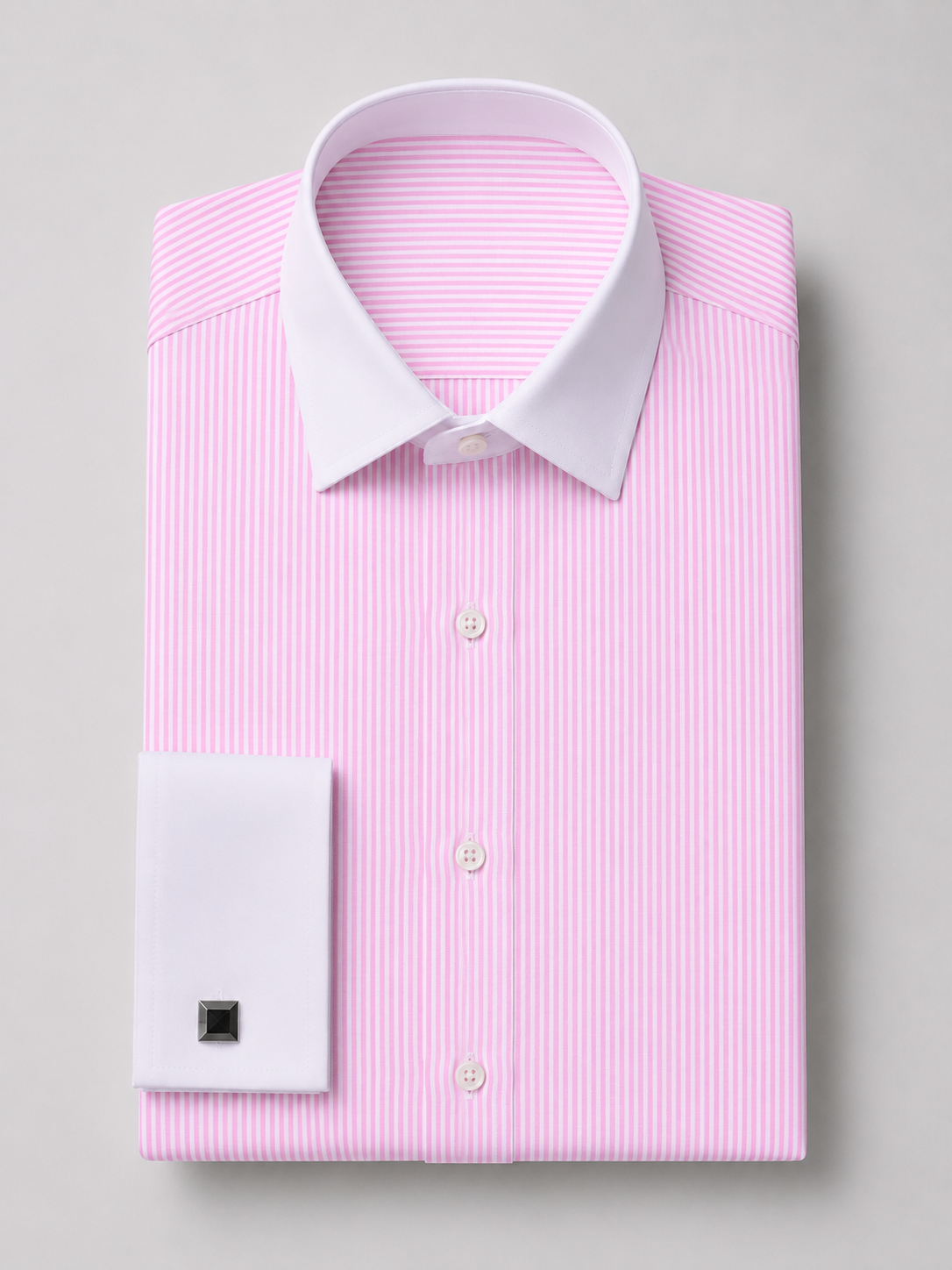 Pink Stripe Winchester Shirt – French Cuff