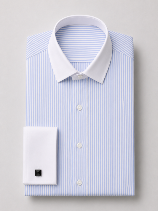 Skyline Bengal Stripe Winchester Shirt-French Cuff
