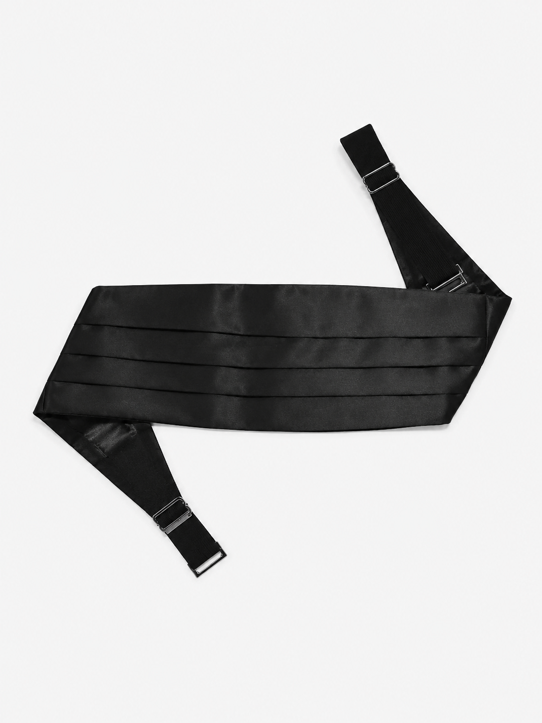 Black Satin Cummerbund