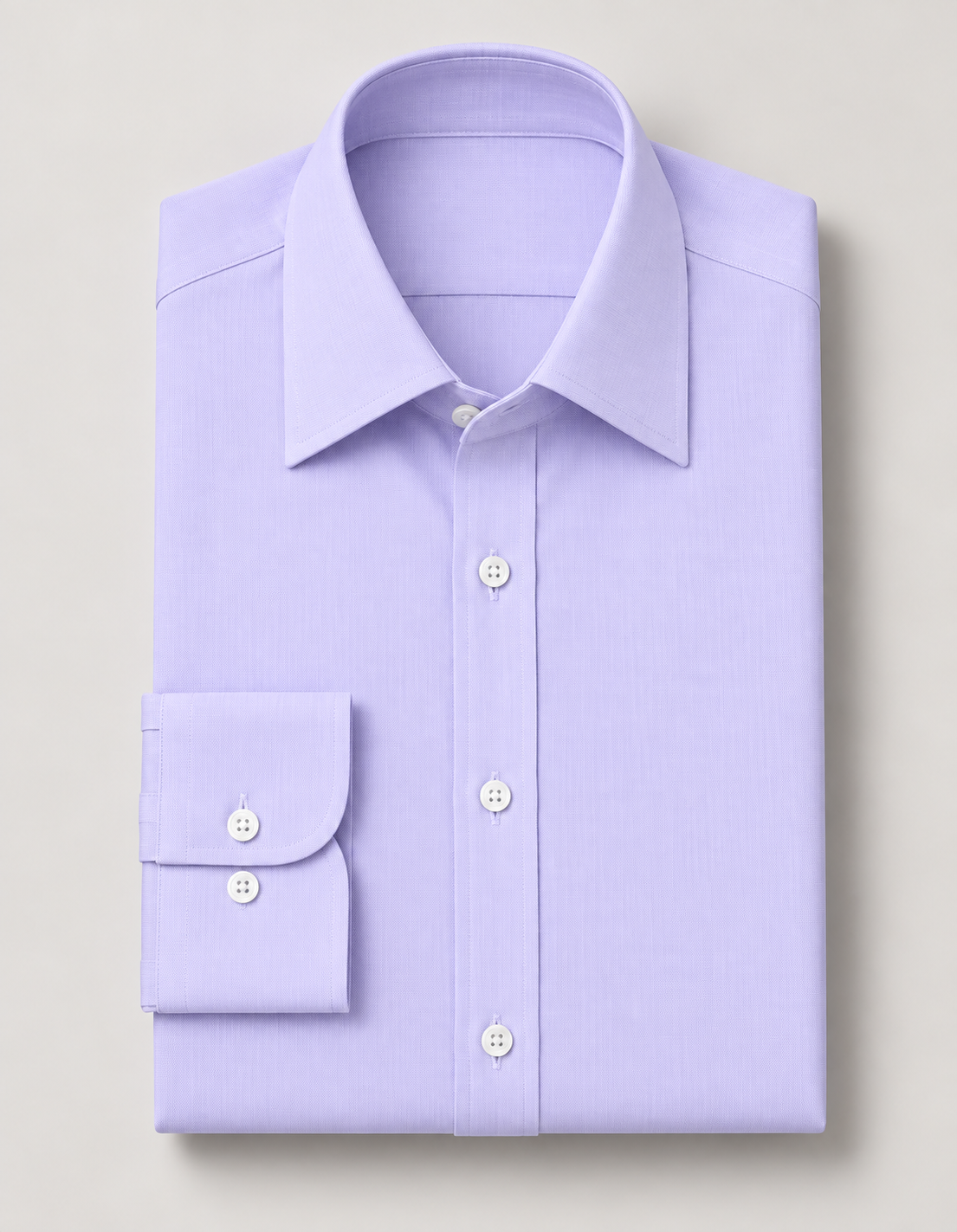 Lilac Textured Formal  Shirt