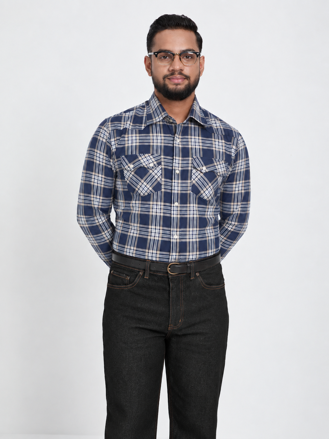 Black Mid Rise Jeans