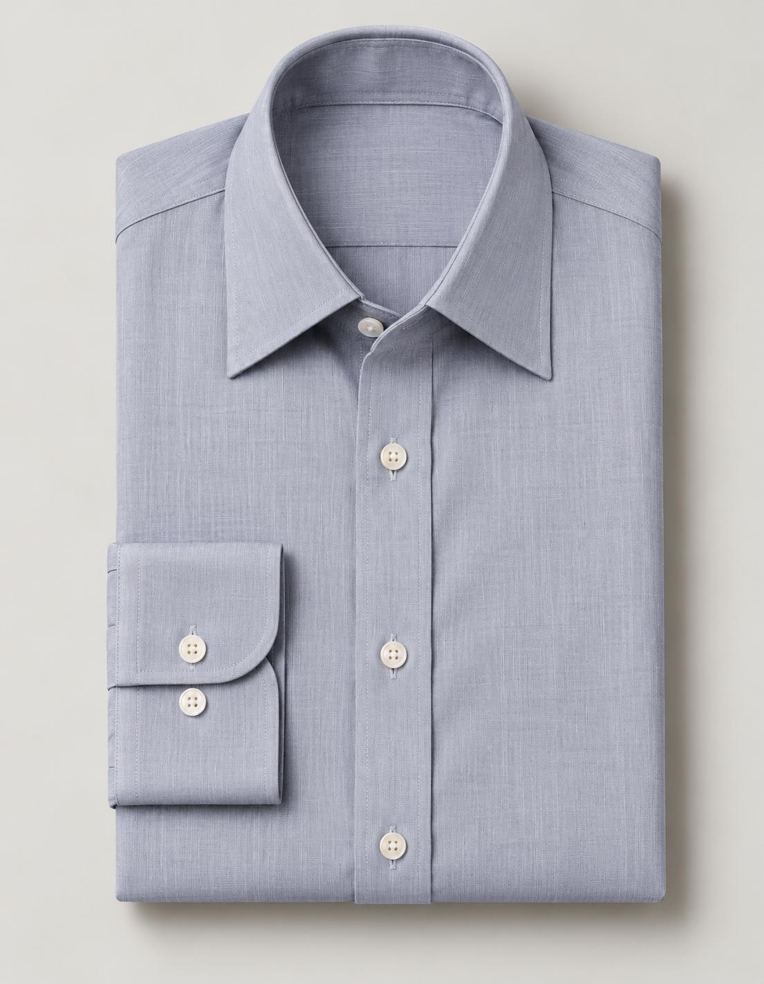 Silver Grey Formal Shirt