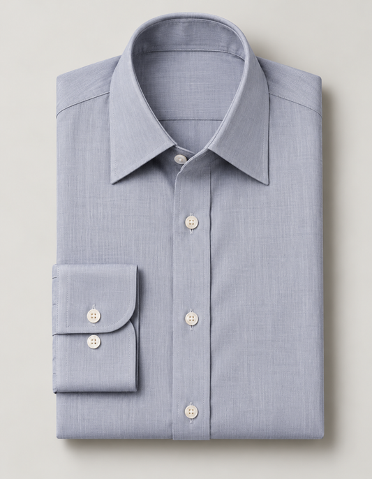 Silver Grey Formal Shirt