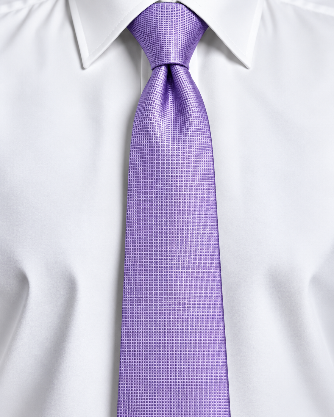 Lilac Textured Tie