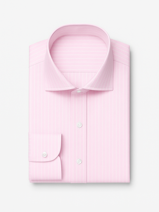 Pinstripe Pink Formal Shirt