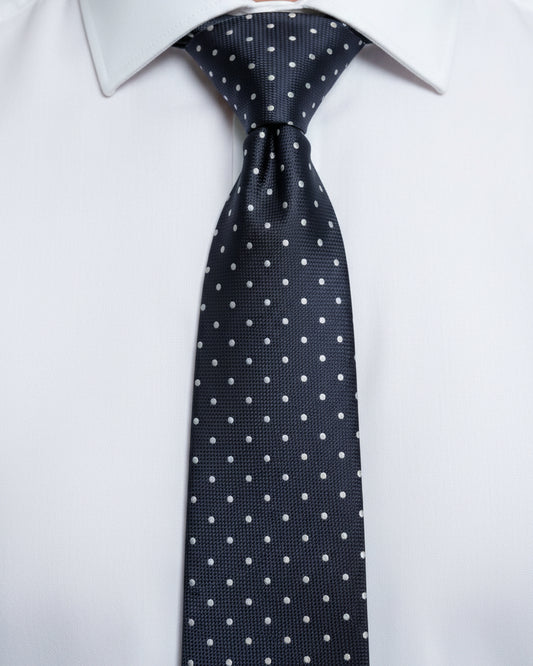 Slate Polka Dot Tie
