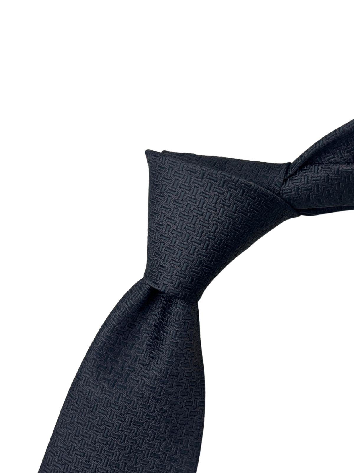 Black Patterned Tie