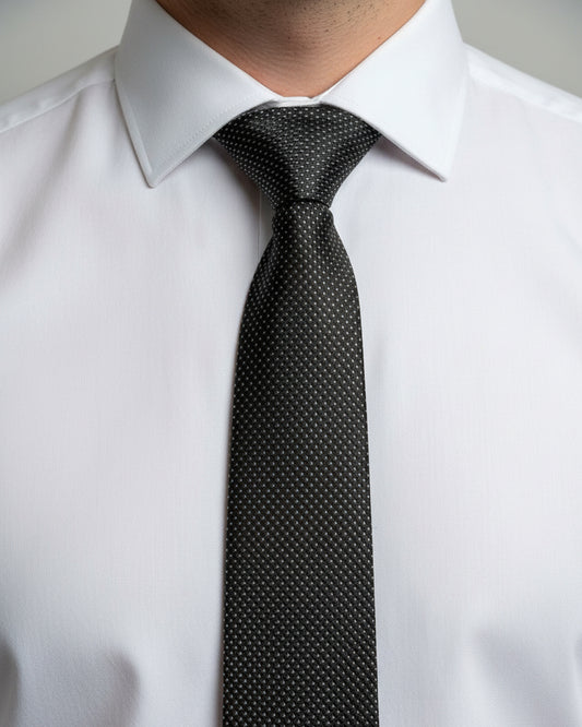 Graphite Micro-Texture Tie