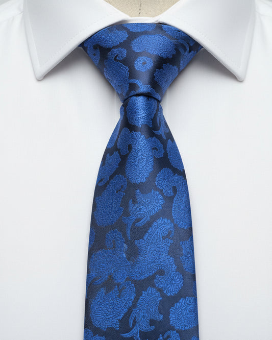 Blue Paisley Tie
