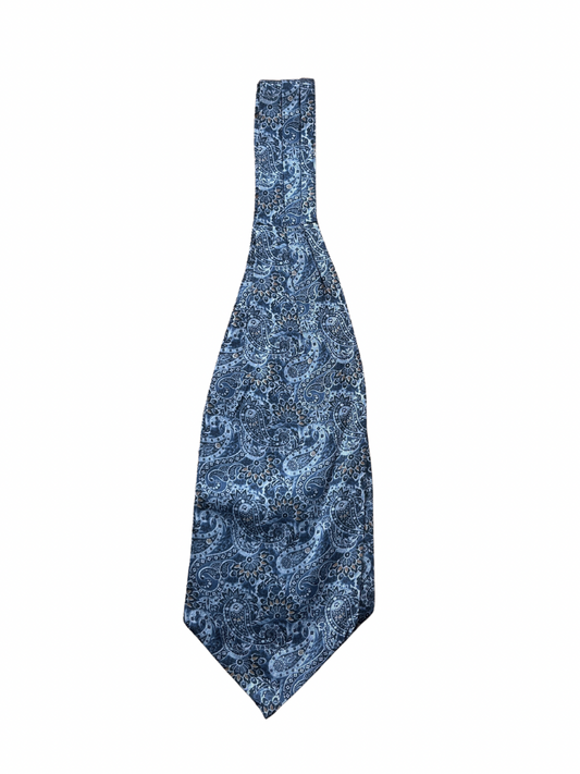 Blue Paisley Ascot