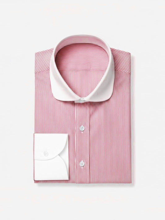 Winchester Maroon Stripe Formal Shirt