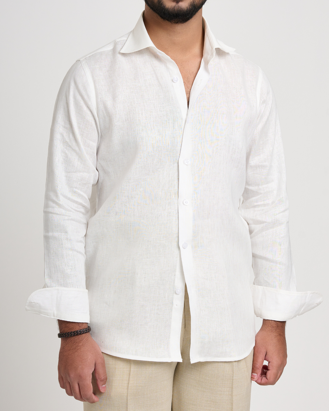 White Linen Casual shirt
