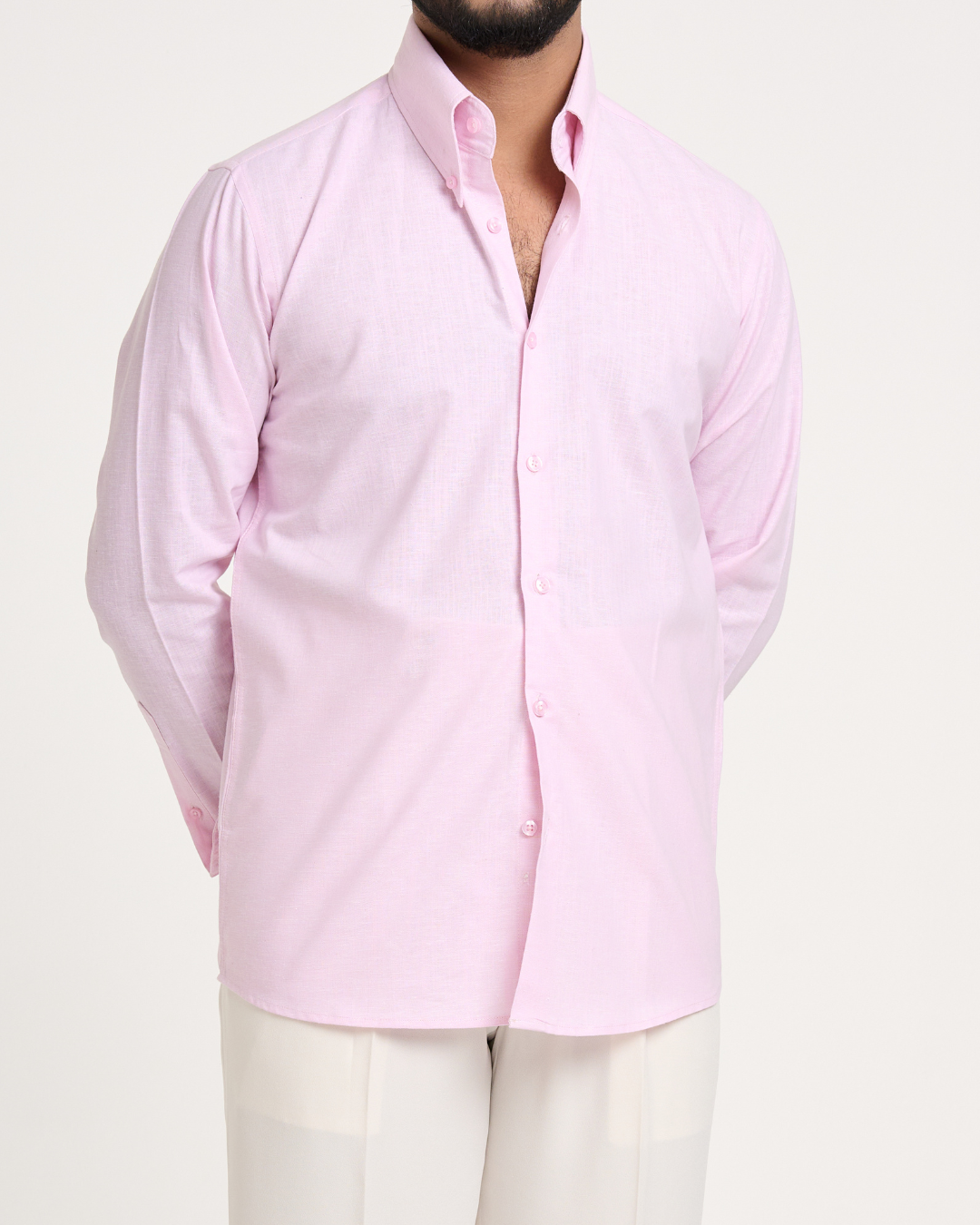Baby Pink Button Down Shirt