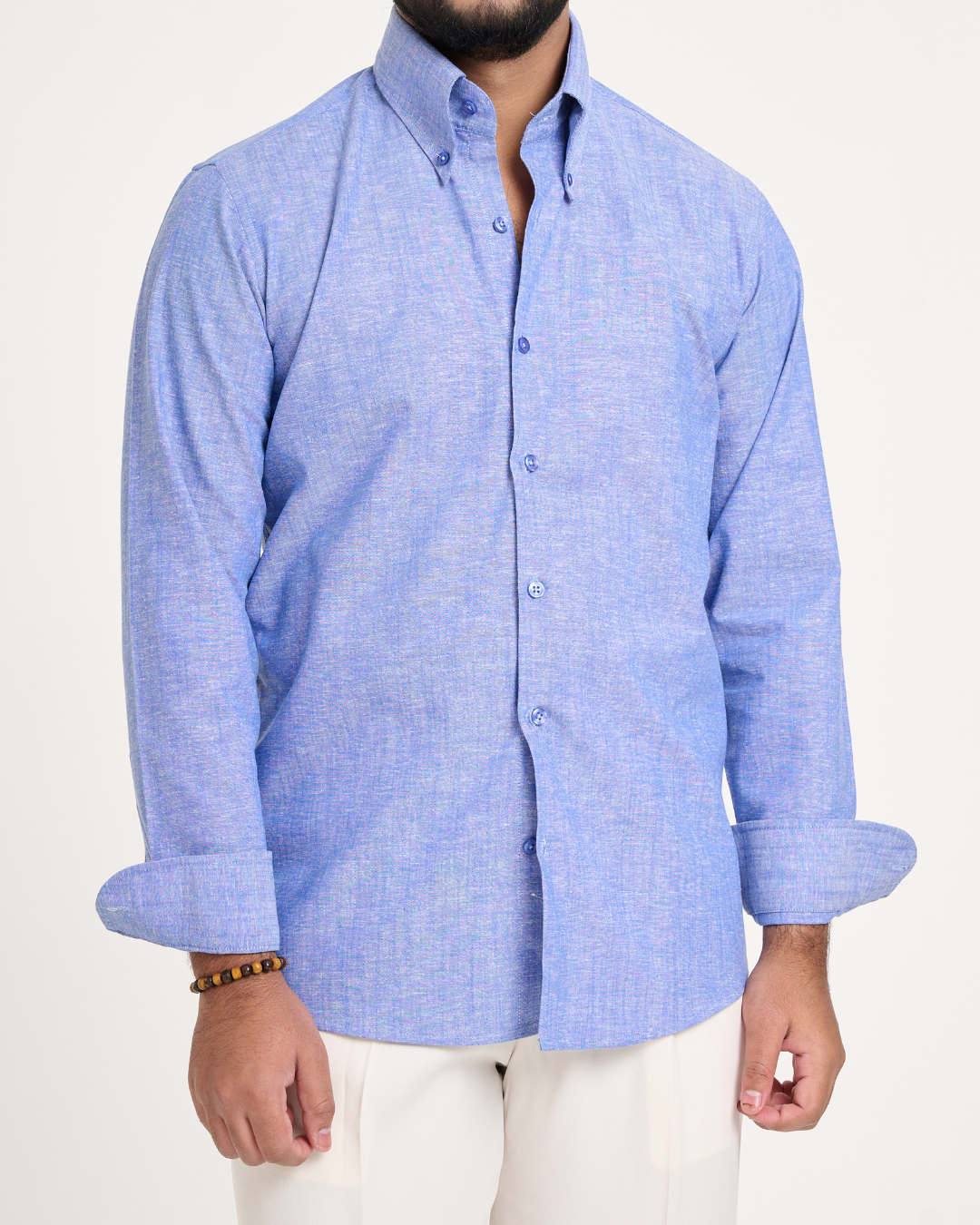 Chambray Blue Button down Shirt