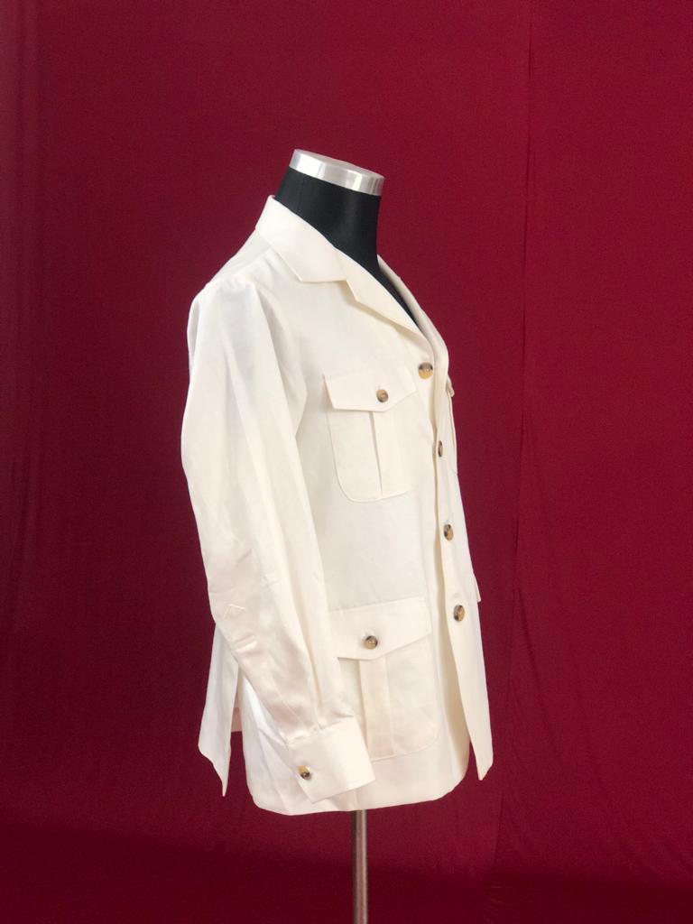 White Safari Jacket