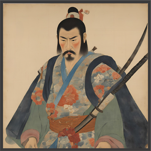 Miyamoto Musashi Pocket Square