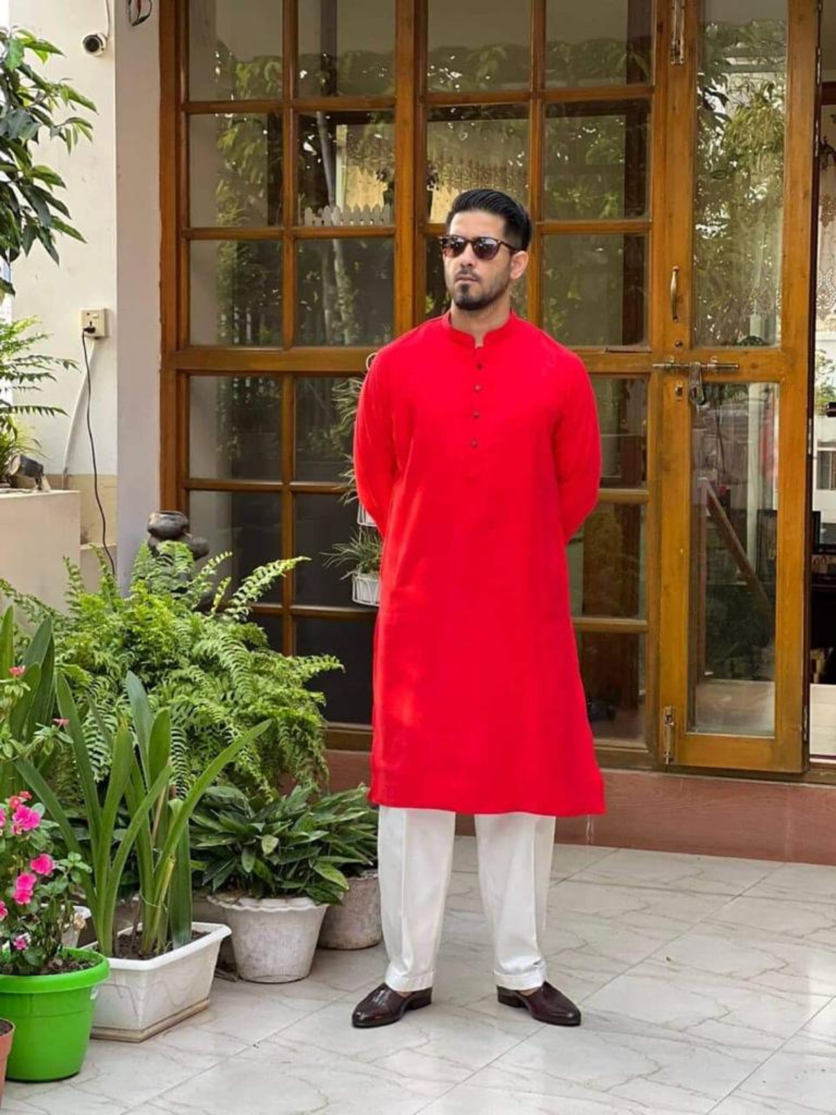 Red Kurta