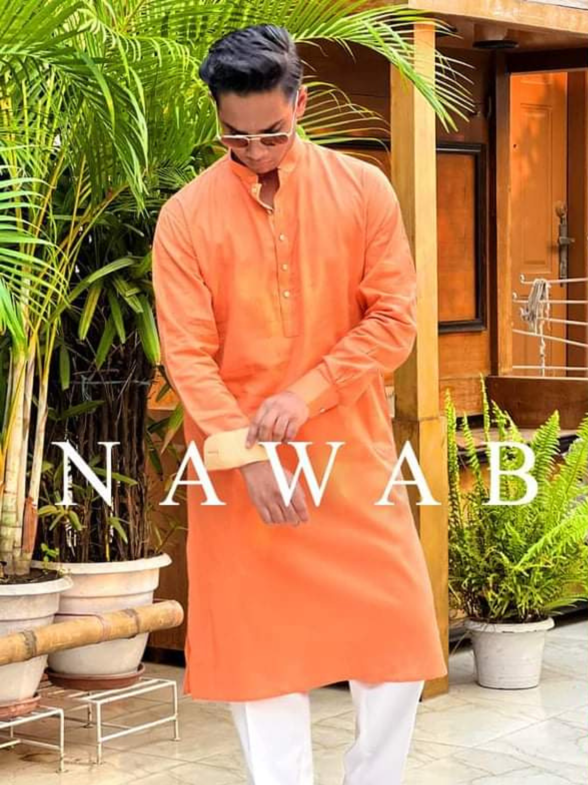 Orange Kurta